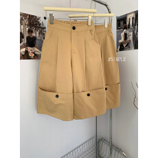 批发小众设计感工装翻边休闲裤女美式百搭通勤潮流<b class='q'>七分裤</b>