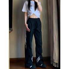 批发美式机能三条杠冲锋裤女春夏新款学生韩版休闲运动<b class='q'>长裤</b>