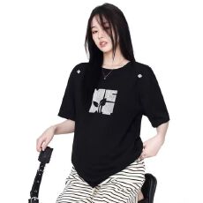 批发绣花】美式不同流复古<b class='q'>短袖</b>男女夏季新款重磅休闲<b class='q'>情侣</b><b class='q'>宽松</b>T恤上衣