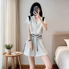 批发欧韩时尚2026新款高级感休闲运动套装女时尚洋气短袖<b class='q'>短裤</b>两件套装