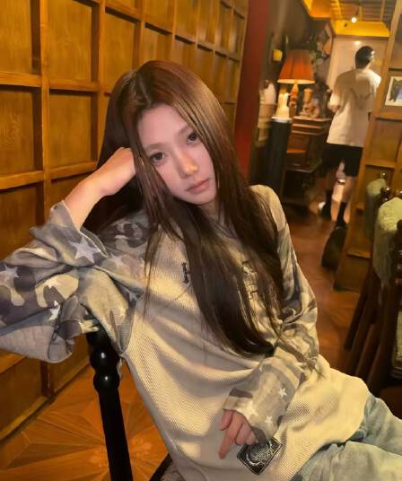 65 35 후아 남편 그리드 250그램 긴팔 티셔츠 여성