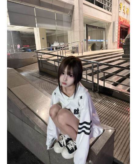 얇은 스타일 자수 이후 패키지 칼라 순수한 Mianhua 면 복합 후드티 여성