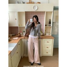 批发优可丝蛇骨纹PPHOME***~韩系甜美序 蕾丝花边系带<b class='q'>开衫</b>背心女
