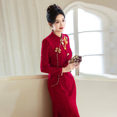 批发实拍  结婚<b class='q'>服</b> 回门<b class='q'>服</b> <b class='q'>敬酒</b><b class='q'>服</b> 旗袍