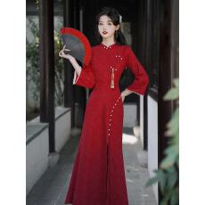 批发实拍 结婚服 回门服 敬酒服 旗袍