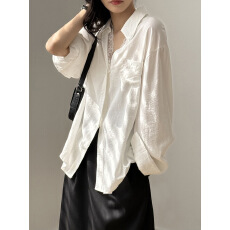 批发2026春装韩版<b class='q'>蕾丝拼接</b>气质长袖衬衫女 春季新款设计感别致小衫