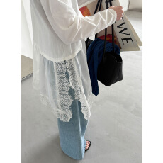 批发春季新款纯色小众设计感叠穿<b class='q'>百搭</b>时尚高级感<b class='q'>衬衫</b>