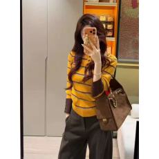 批发加厚韩系chic<b class='q'>条纹</b>半高领针织<b class='q'>打底衫</b>女秋冬修身显瘦内搭小众上衣