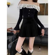 批发白色风琴<b class='q'>百褶</b>裙女春秋2025新款高腰显瘦仙女纯欲风a字短裙<b class='q'>半身裙</b>