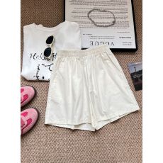 批发时尚工装阔腿<b class='q'>短裤</b>女2026夏高腰A字小个子休闲宽松运动热裤