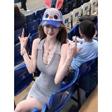 批发JMSHOP 鬼马天菜 纯欲V领显瘦polo领针织背心/修身包臀短款<b class='q'>连衣裙</b>