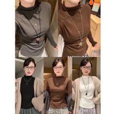 批发双面德绒保暖长袖半高领打底衫秋冬季<b class='q'>百搭</b>内搭显瘦修身上衣