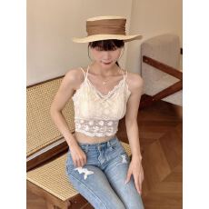 批发实拍<b class='q'>性感</b>蕾丝美背内衣<b class='q'>文胸</b>一体女夏季薄款兔耳杯大胸显小吊带抹胸