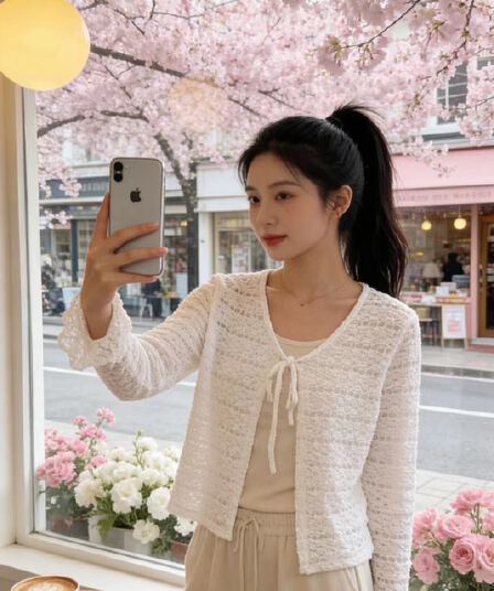 부드러운 바람 무거운 작업 V넥 오픈 가디건 얼음 실크 자외선 차단 옷 여름 한 부서 경기 치마 니트 에어컨 셔츠 얇은 맨위