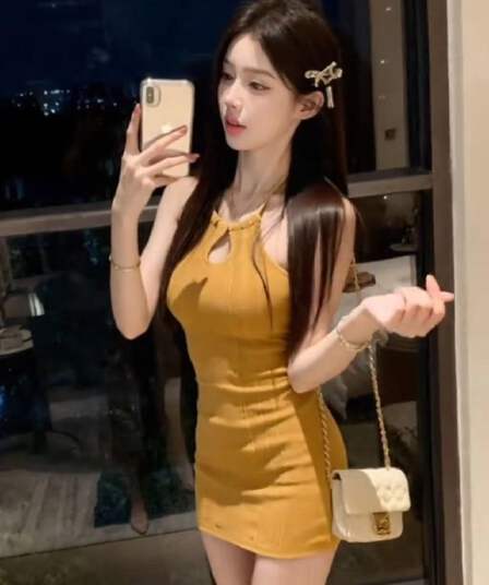 한 부서 미니멀리즘 순수한 욕망 바람 고급 센스 슬림해 보이는 미니 스커트 여름 새로운 다용도 홀로우 아웃 디자인 치마