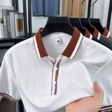 创垚男装 M-4XL新款夏季半袖纯色休闲POLO翻领男士短袖上衣