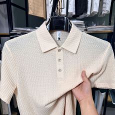 批发创垚男装新款男士夏季透气半袖T恤翻领休闲<b class='q'>时尚</b>纯色短袖polo衫