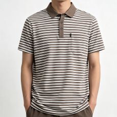 批发创垚<b class='q'>男</b>装 新款夏季<b class='q'>男</b>士<b class='q'>POLO</b><b class='q'>衫</b>短袖条纹外贸平台爆款