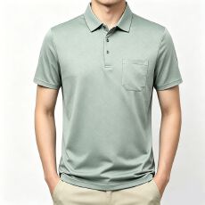 创垚男装 新款夏季男士POLO衫印花短袖外贸平台爆款