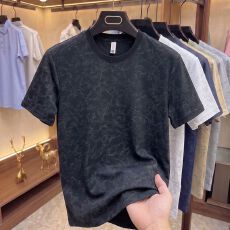 批发创垚<b class='q'>男装</b> M-4XL<b class='q'>新款</b>休闲透气夏季潮流印花时尚圆领T恤上衣