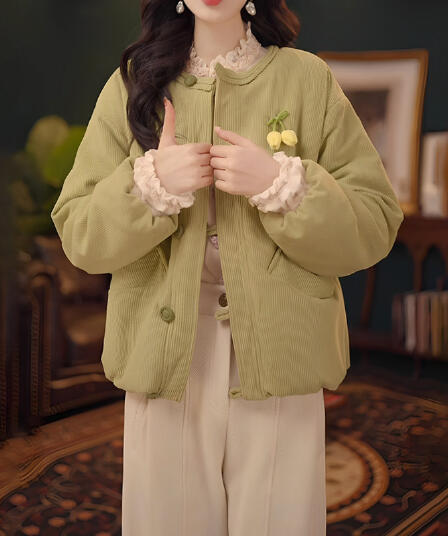 경관 그림 2025 가을 겨울철 새로운 여성 레트로 캐주얼 두꺼운 재킷 올해 인기 폭발 잘 생긴 맨위