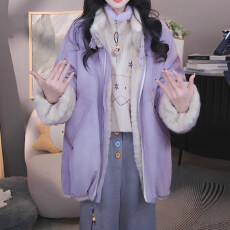 批发官图  2026秋冬季新款女士双面可穿加厚保暖百搭短外套巨好看上衣