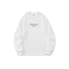 批发实拍2025秋冬新款重磅纯棉结构款印花圆领卫衣男宽松百搭长袖上衣