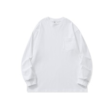 批发实拍2025秋冬新款重磅纯棉长袖<b class='q'>T</b><b class='q'>恤</b>男宽松百搭圆领套头卫衣