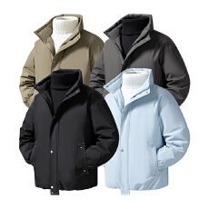 批发实拍2025冬季新款保暖棉服立领宽松休闲百搭加厚面包服棉袄外套男