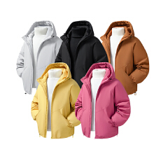 批发实拍冬季新款连帽棉服宽松休闲百搭加厚面包服棉袄保暖御寒外套男