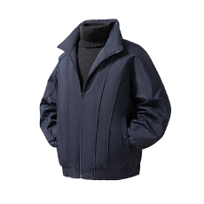 批发冬装新款潮牌立领拼接结构棉服休闲加厚面包服棉袄保暖御寒棉衣男