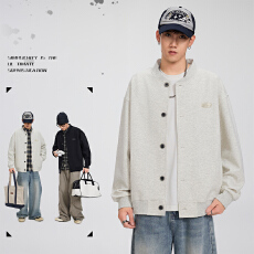 批发实拍2025秋<b class='q'>冬</b>季新款美式棒球服开衫外套男潮流百搭青少年时尚夹克