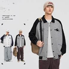 批发实拍2025秋<b class='q'>冬</b>新款美式飞行服潮牌夹克男时尚翻领宽松百搭透气外套