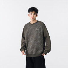 批发实拍秋<b class='q'>冬</b>新款潮牌重磅华棉卫衣男宽松百搭拼接潮流上衣