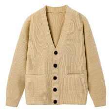 批发实拍2025秋冬新款潮牌开衫毛衣男士宽松百搭懒惰风针织衫外套