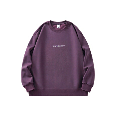 批发实拍2025秋<b class='q'>冬</b>新款重磅纯棉卫衣圆领男女中性款潮流立体字母印花