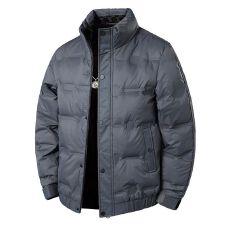 批发实拍2025冬季羽绒服男加厚保暖外套立领韩版百搭防寒男士羽绒服