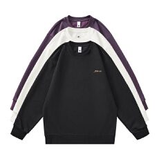 批发实拍2025秋冬新款重磅纯棉卫衣圆领男女中性款潮流立体字母印花