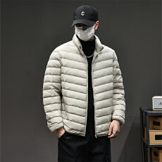 批发冬季轻薄90绒<b class='q'>羽绒服</b>男<b class='q'>女</b>同款新国标立领柔软锦纶面料