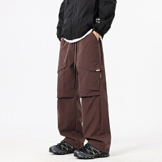 批发实拍2025秋季新款<b class='q'>潮</b>牌工装裤男户外旅游宽松防水休闲长裤