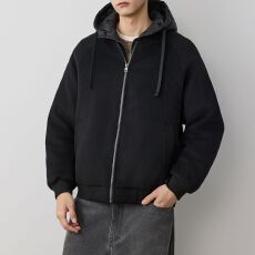 批发新国标90绒保暖羊毛呢<b class='q'>羽绒服</b>冬季新款<b class='q'>男</b>士加厚夹克外套