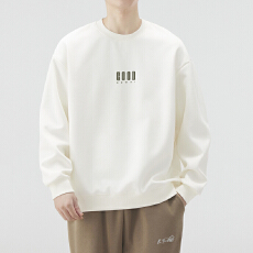 批发实拍2026新款<b class='q'>潮牌</b>重磅纯棉<b class='q'>卫衣</b>韩版宽松百搭潮流印花体恤