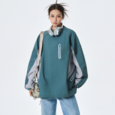 批发实拍2026新款卫衣男女<b class='q'>户外</b>功能性圆领长袖<b class='q'>宽松</b>帅气百搭套头T恤