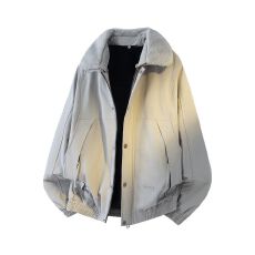 批发冬季保暖美式复古毛领翻领夹克男<b class='q'>潮</b>牌高级感百搭休闲外套棉服