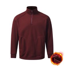 批发半拉链<b class='q'>卫衣</b><b class='q'>男</b>冬季保暖加绒加厚宽松套头立领打底衫