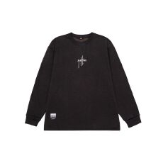 批发加绒加厚冬季新款竹节棉长袖T恤男圆领宽松休闲保暖打底衫