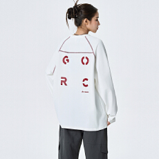 批发实拍新款<b class='q'>长袖</b><b class='q'>T</b><b class='q'>恤</b><b class='q'>男</b>女重磅双面迪桑麻宽松休闲圆领潮牌套头<b class='q'>t</b>