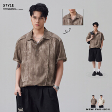 批发实拍2026夏季新款天丝Polo衫短袖<b class='q'>男</b>纯色亚麻透气翻领<b class='q'>体恤</b>