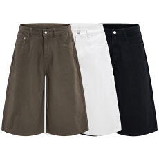 批发实拍2026夏季新款复古vintage设计感宽松直筒百搭休闲七分裤子