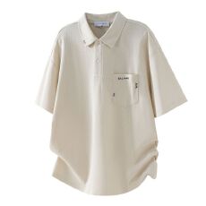 批发实拍2026夏季新款百搭简约短袖<b class='q'>Polo</b><b class='q'>衫</b><b class='q'>男</b>款纯色翻领弹力T恤